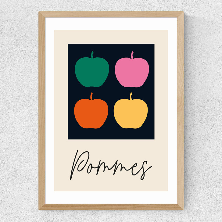 Pommes Medium Oak Frame