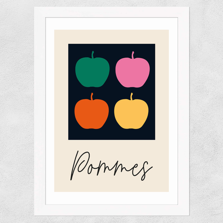 Pommes Wide White Frame