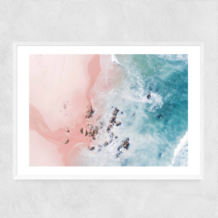 Sea Bliss Narrow White Frame Sea Bliss Narrow White Frame