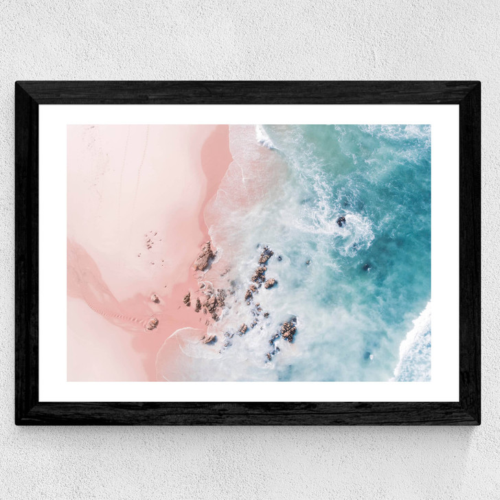 Sea Bliss Wide Black Frame