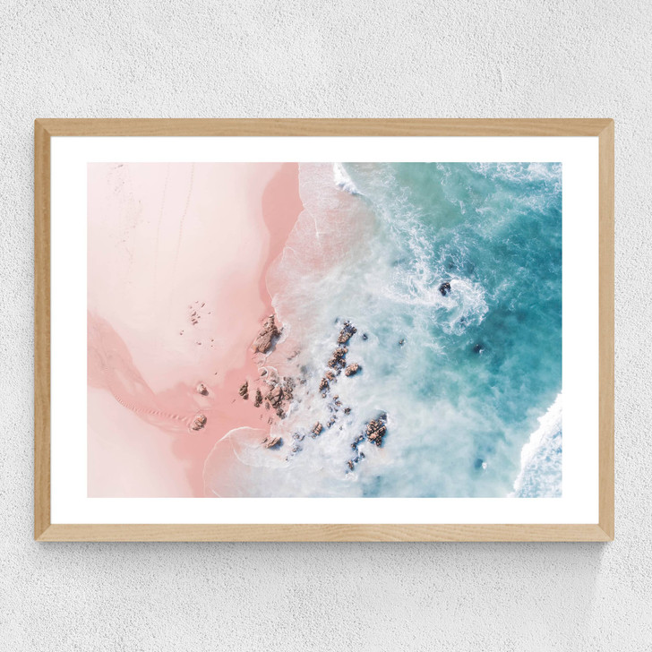 Sea Bliss Medium Oak Frame