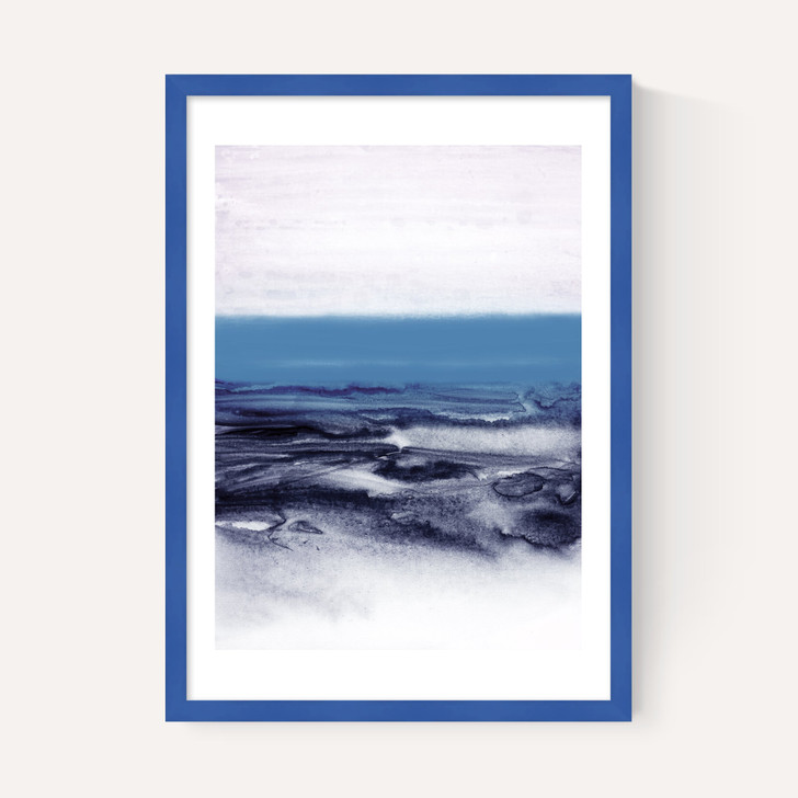 Watercolor Landscape Blue
