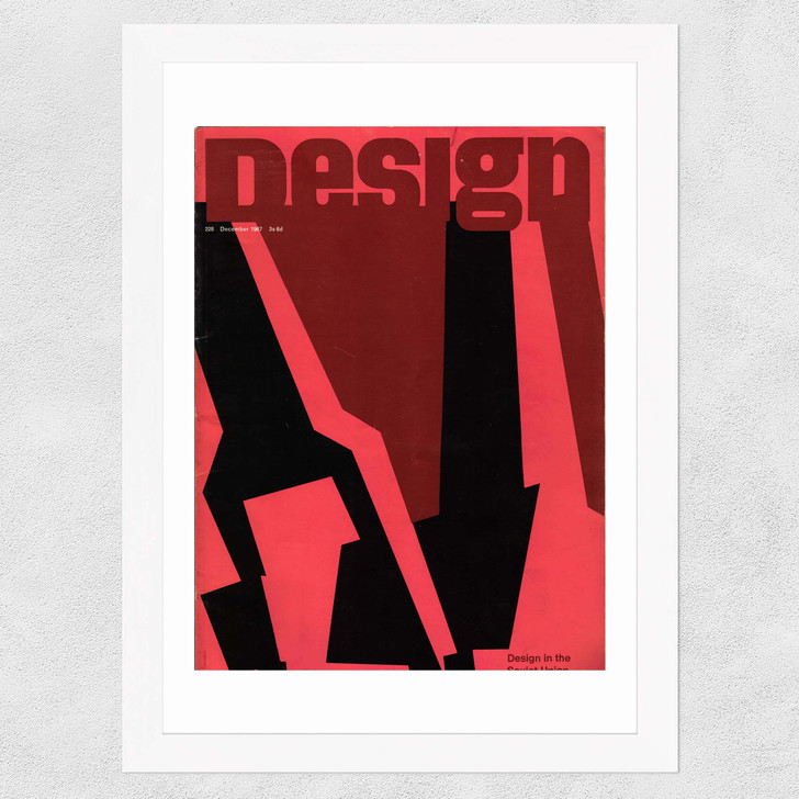 Bold, 1967, Design Magazine Wide White Frame Bold, 1967, Design Magazine Wide White Frame