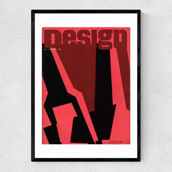 Bold, 1967, Design Magazine Narrow Black Frame