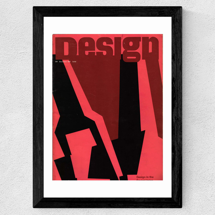Bold, 1967, Design Magazine Wide Black Frame