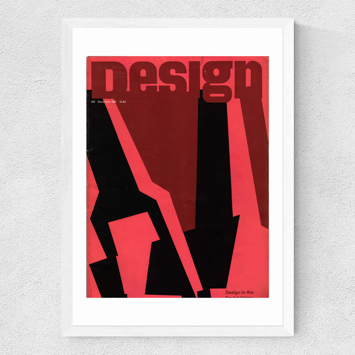 Bold, 1967, Design Magazine Medium White Frame