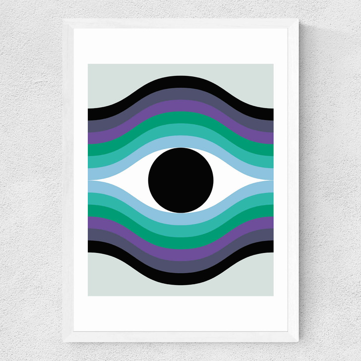 Beholder Medium White Frame