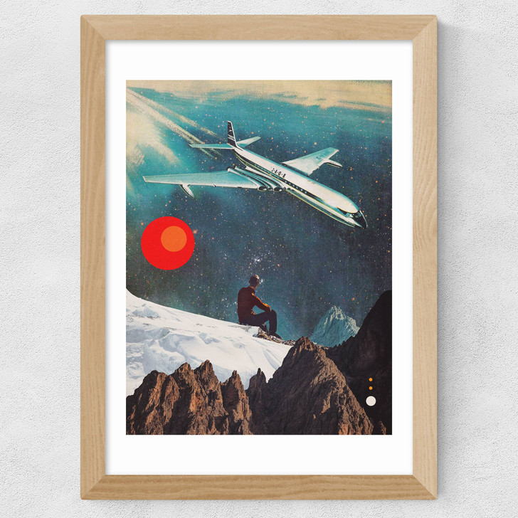 Retro Voyager Wide Oak Frame