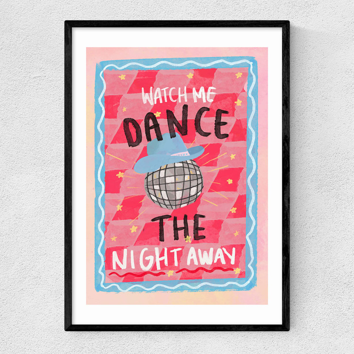 Dance The Night Narrow Black Frame