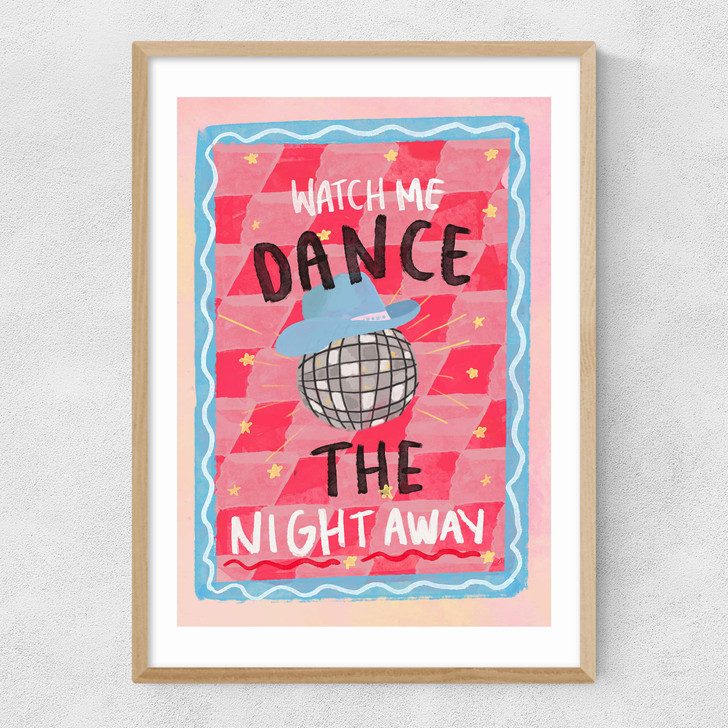 Dance The Night Narrow Oak Frame