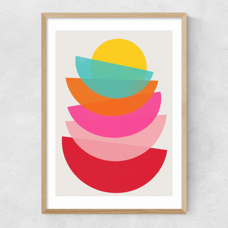 Colorstack II Narrow Oak Frame