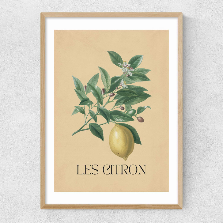 Les Citron Narrow Oak Frame Les Citron Narrow Oak Frame