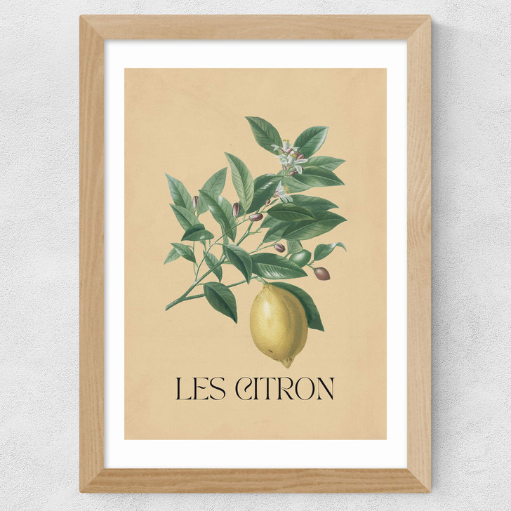 Les Citron Wide Oak Frame Les Citron Wide Oak Frame