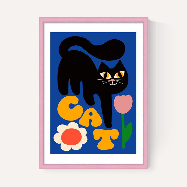 Cat and Tulip
