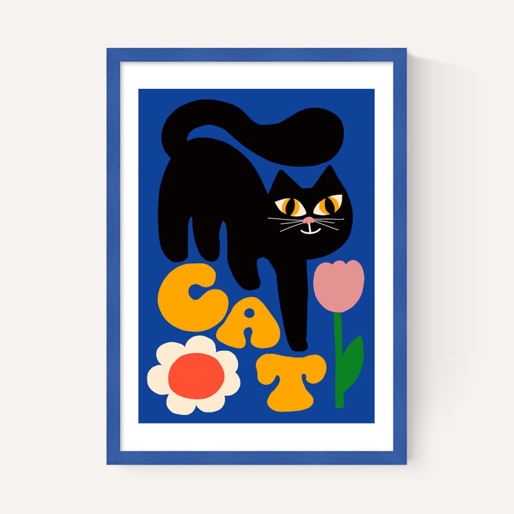 Cat and Tulip