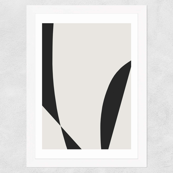 Minimal White 3 Wide White Frame