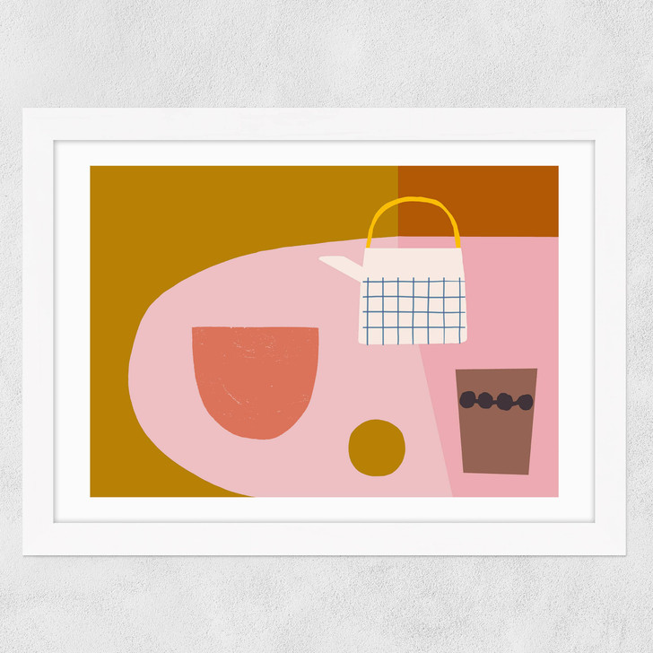 Counter III Wide White Frame Counter III Wide White Frame