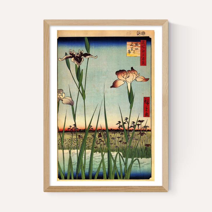 Horikiri Iris Garden by Hiroshige