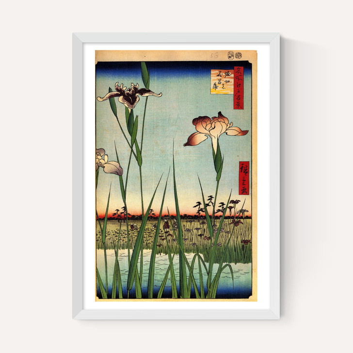 Horikiri Iris Garden by Hiroshige