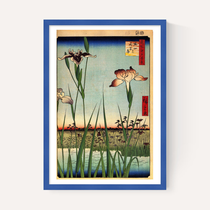 Horikiri Iris Garden by Hiroshige