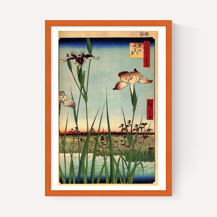 Horikiri Iris Garden by Hiroshige