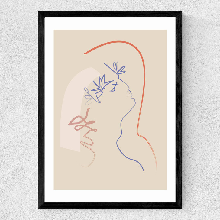 Kisses from Heaven Medium Black Frame