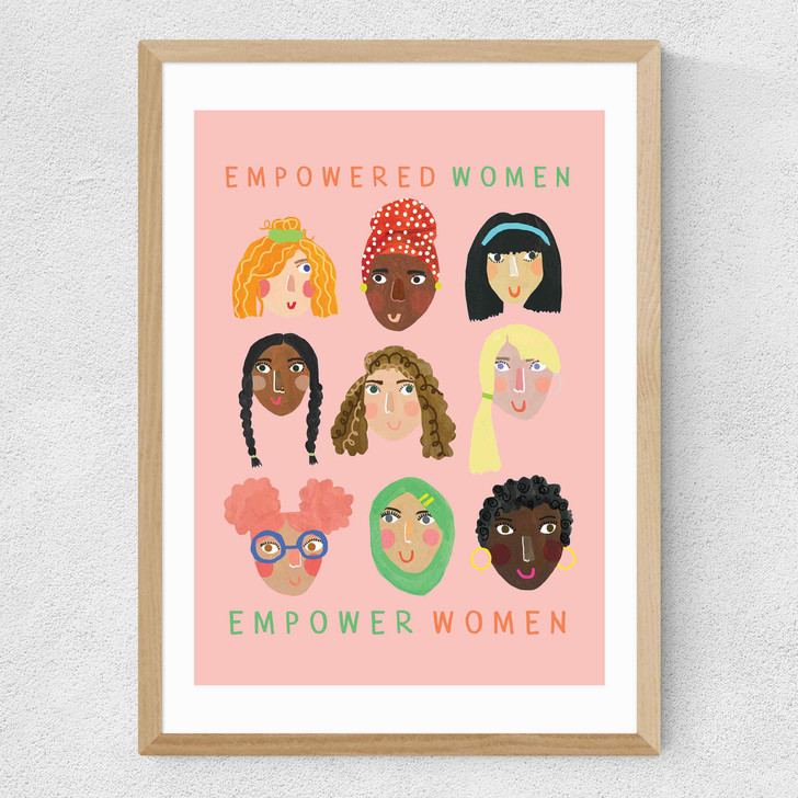 Empowered Women Medium Oak Frame