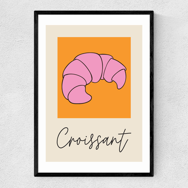 Croissant by Inoui Narrow Black Frame Croissant by Inoui Narrow Black Frame