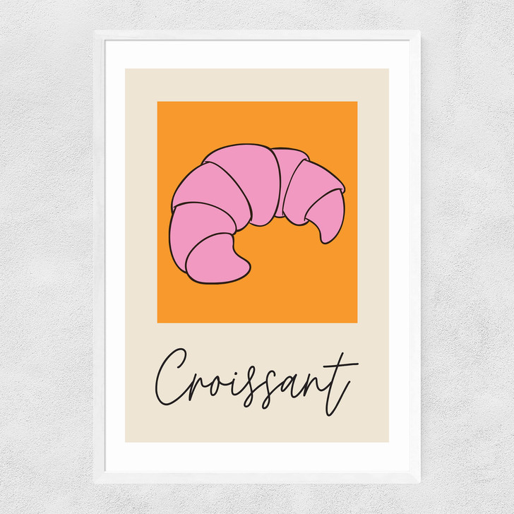 Croissant by Inoui Narrow White Frame Croissant by Inoui Narrow White Frame