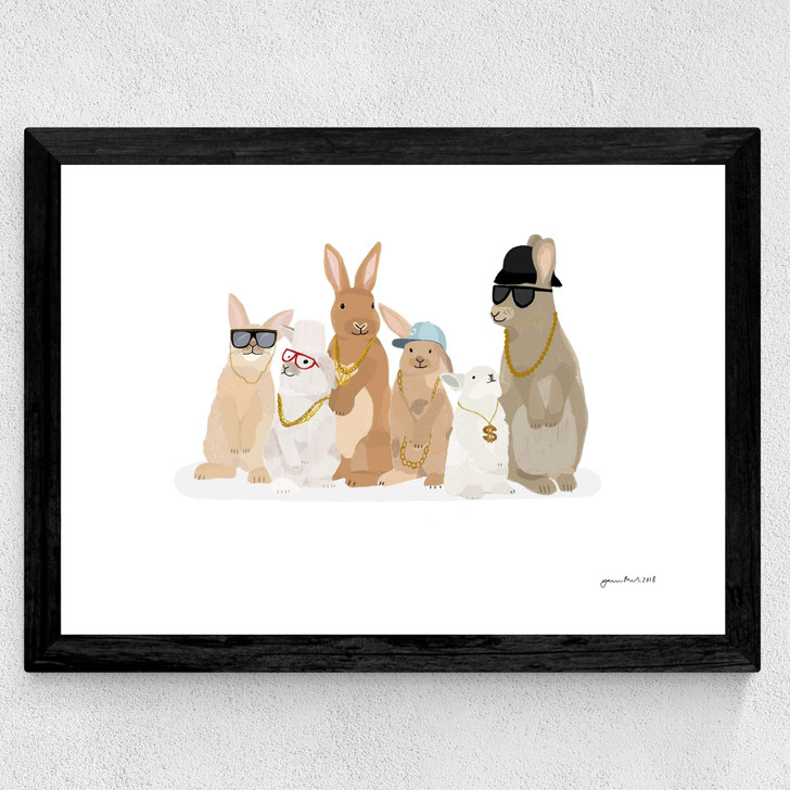 Rabbit Hip Hop Wide Black Frame Rabbit Hip Hop Wide Black Frame