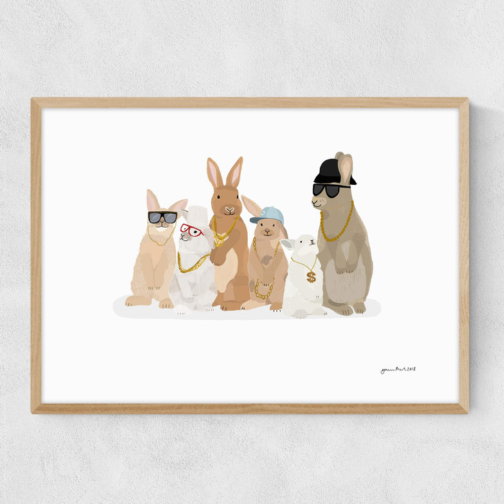 Rabbit Hip Hop Narrow Oak Frame Rabbit Hip Hop Narrow Oak Frame