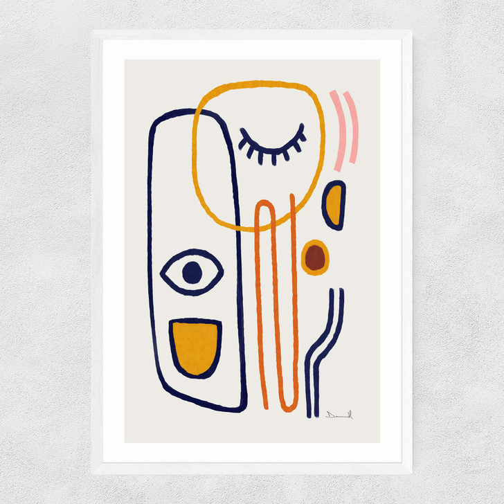 Feel Good Narrow White Frame