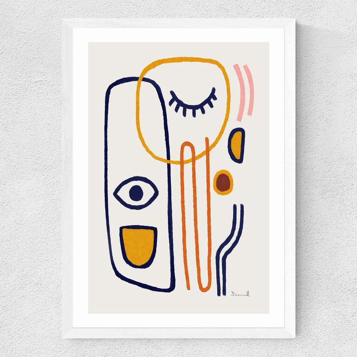 Feel Good Medium White Frame