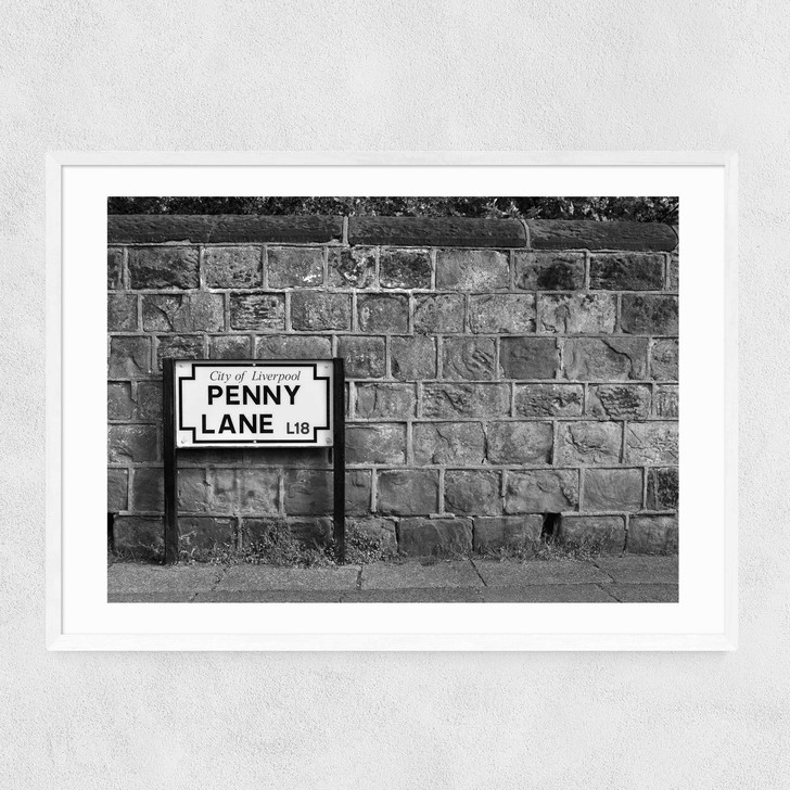 Penny Lane Narrow White Frame
