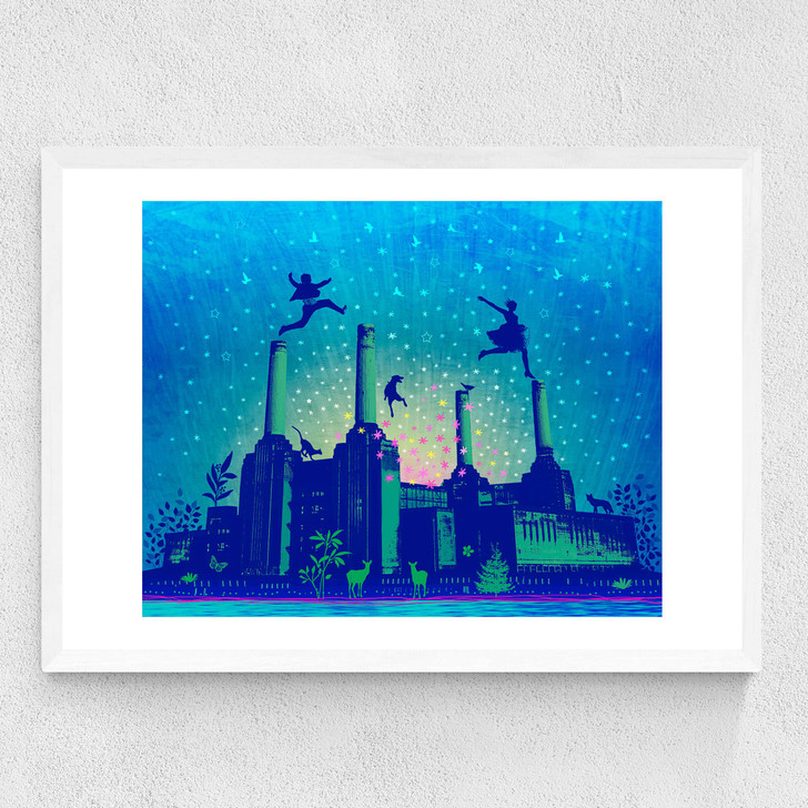 London By Night Medium White Frame