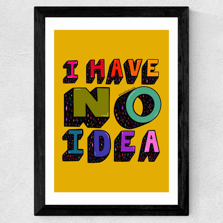 No Idea Wide Black Frame