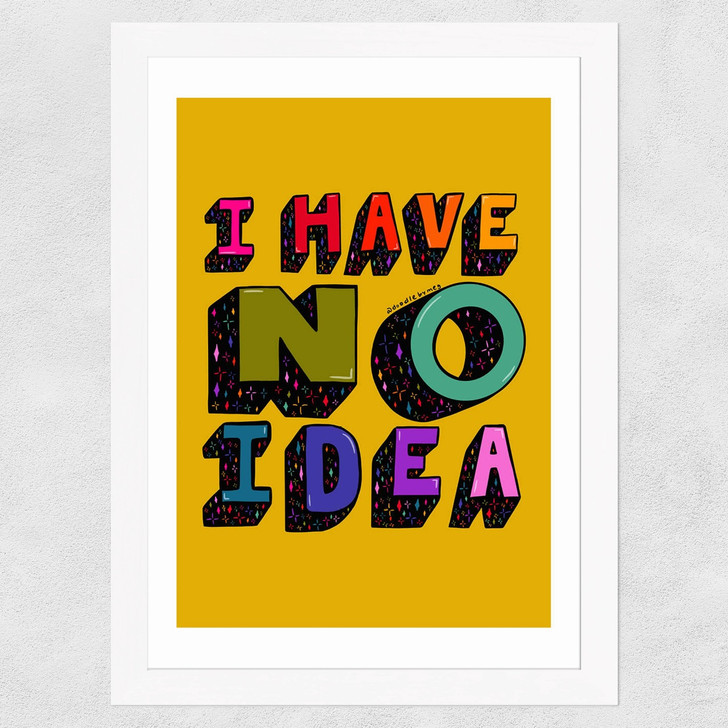 No Idea Wide White Frame