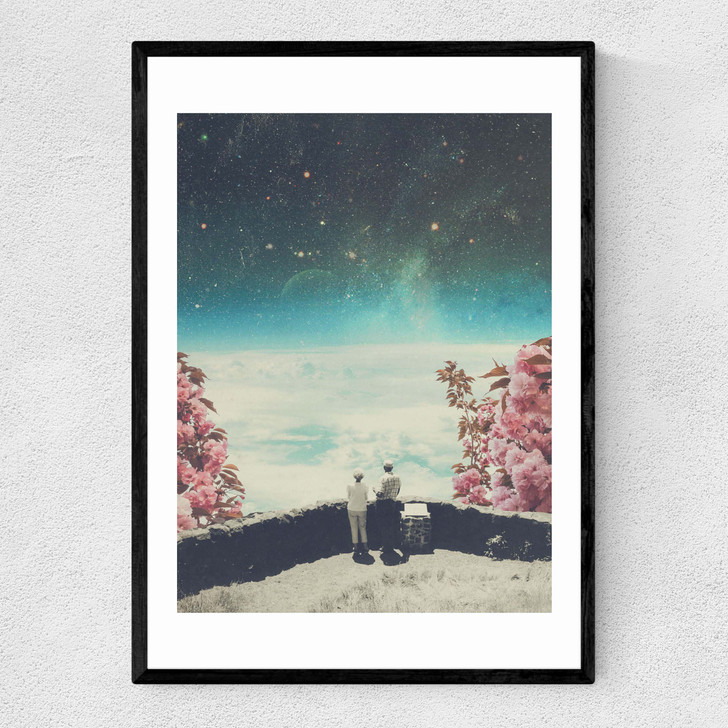 You Know We'll Meet Again Narrow Black Frame