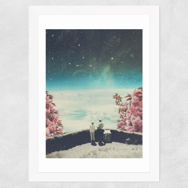 You Know We'll Meet Again Wide White Frame