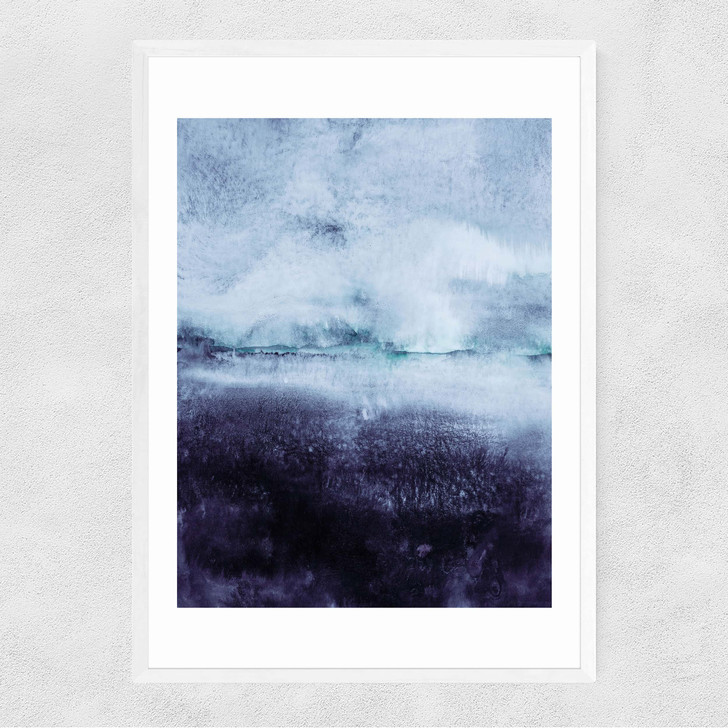 Direction North Narrow White Frame Direction North Narrow White Frame