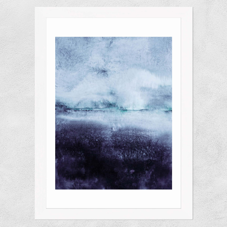 Direction North Wide White Frame Direction North Wide White Frame