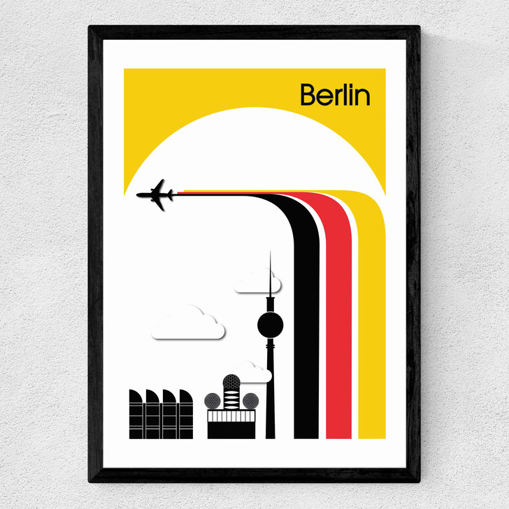 Berlin I Medium Black Frame