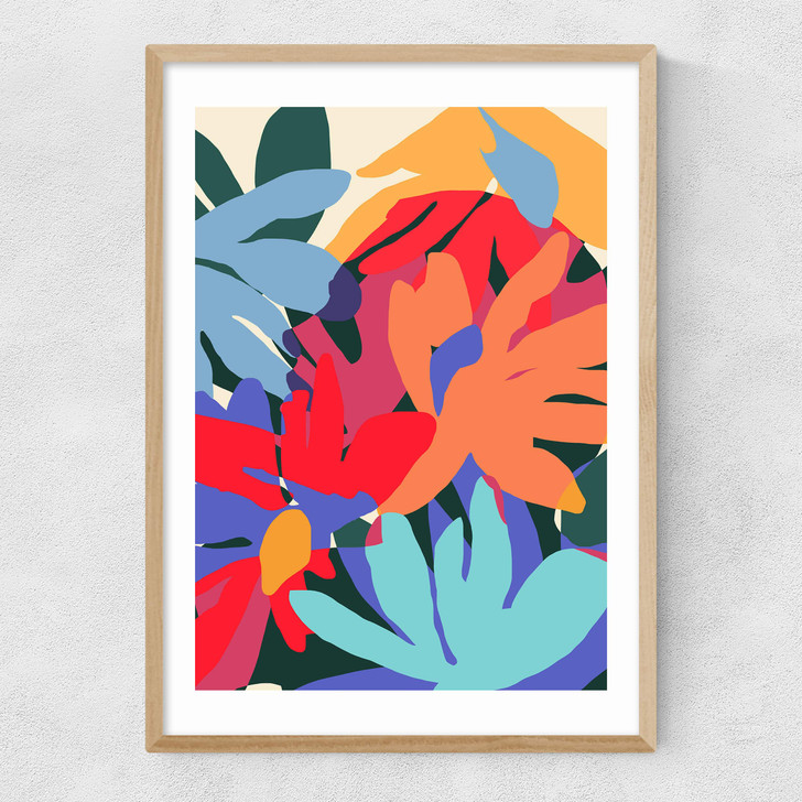 Where Flowers Blossom, So Does Hope Narrow Oak Frame