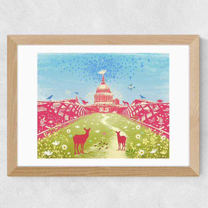 The Nature of London Wide Oak Frame