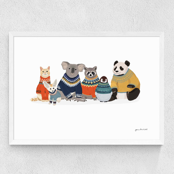 Personalised Jumper 1 Medium White Frame