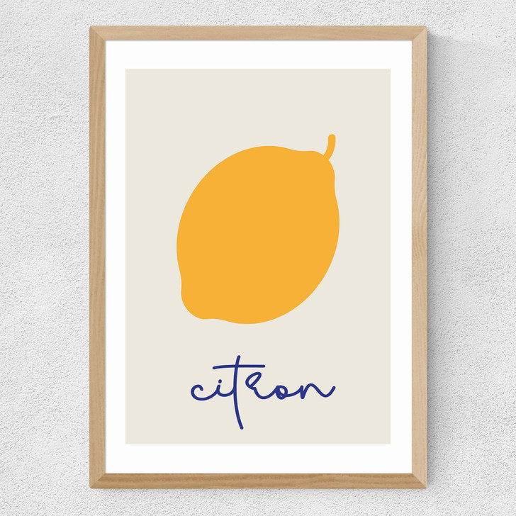Citron Medium Oak Frame