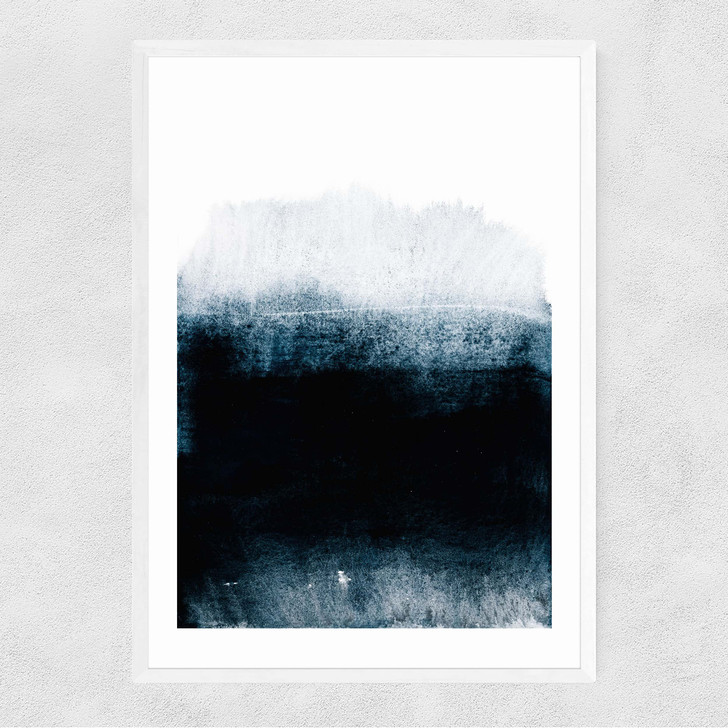 Into The Deep Narrow White Frame