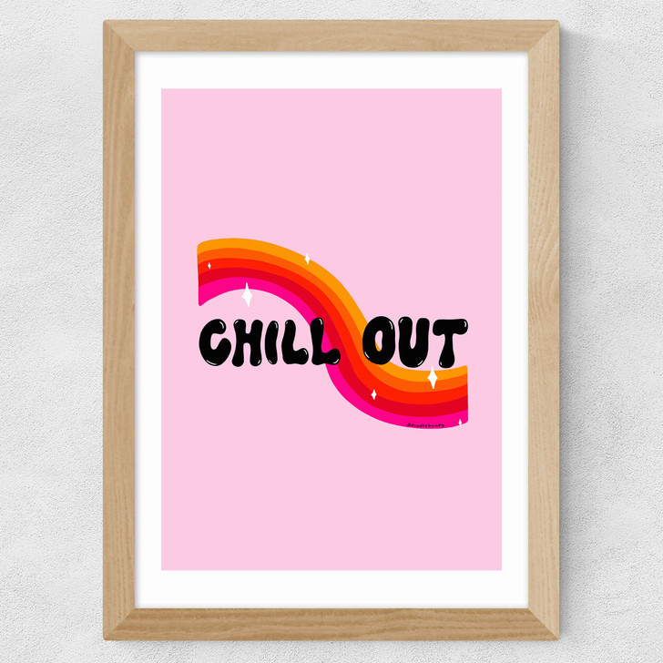 Rainbow Child Wide Oak Frame