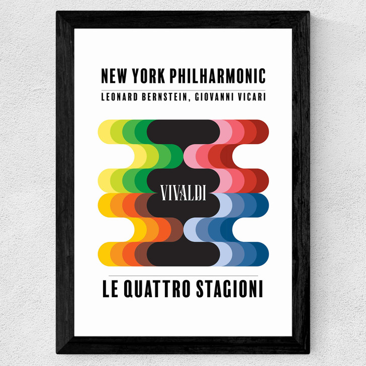 Le Quattro Stagioni Wide Black Frame Le Quattro Stagioni Wide Black Frame