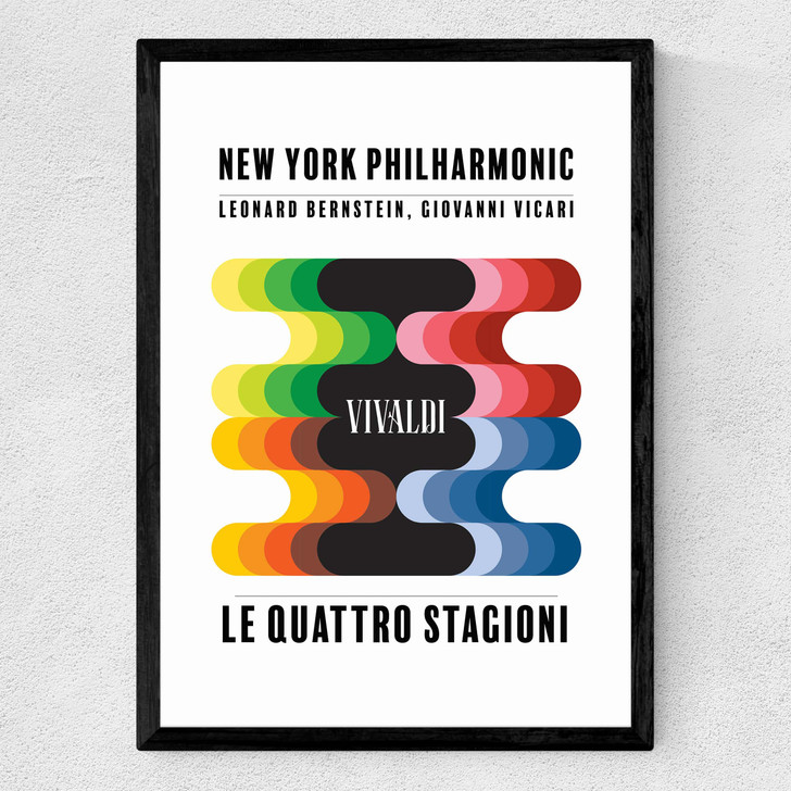 Le Quattro Stagioni Medium Black Frame
